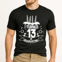 Funny I Turned 13 In Quarantine 13th Birthday Cooling Performance Crew T-Shirt