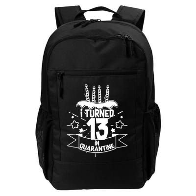 Funny I Turned 13 In Quarantine 13th Birthday Backpack