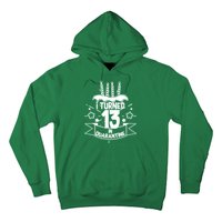 Funny I Turned 13 In Quarantine 13th Birthday Hoodie