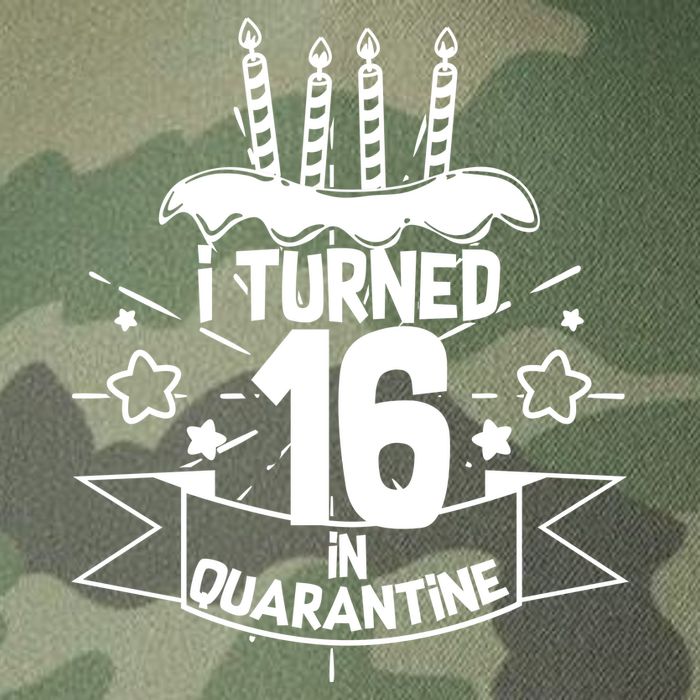 Funny I Turned 16 In Quarantine 16th Birthday Legacy Tie Dye Trucker Hat