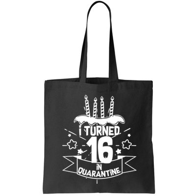 Funny I Turned 16 In Quarantine 16th Birthday Bag