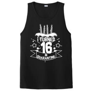 Funny I Turned 16 In Quarantine 16th Birthday PosiCharge Competitor Tank