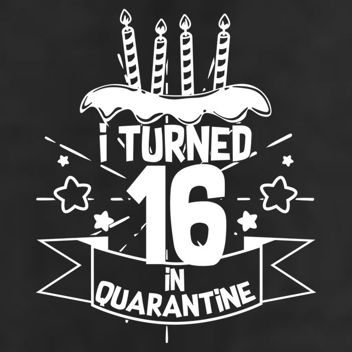 Funny I Turned 16 In Quarantine 16th Birthday Golf Towel
