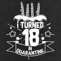 Funny I Turned 18 In Quarantine 18th Birthday Golf Towel