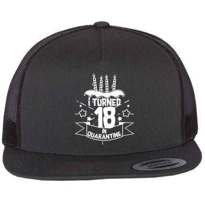 Funny I Turned 18 In Quarantine 18th Birthday Flatbill Hat