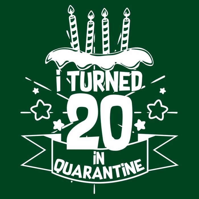 Funny I Turned 20 In Quarantine 20th Birthday Magnet