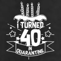 Funny I Turned 40 In Quarantine 40th Birthday Adult Drive Performance Visor