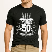 Funny I Turned 50 In Quarantine 50th Birthday Cooling Performance Crew T-Shirt
