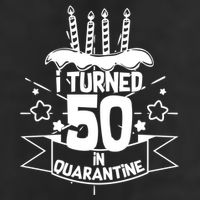 Funny I Turned 50 In Quarantine 50th Birthday Adult Drive Performance Visor
