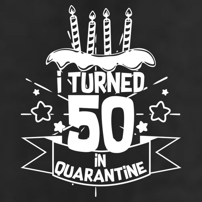 Funny I Turned 50 In Quarantine 50th Birthday Adult Drive Performance Visor