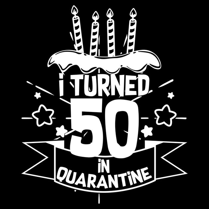 Funny I Turned 50 In Quarantine 50th Birthday 16 in Basic Backpack