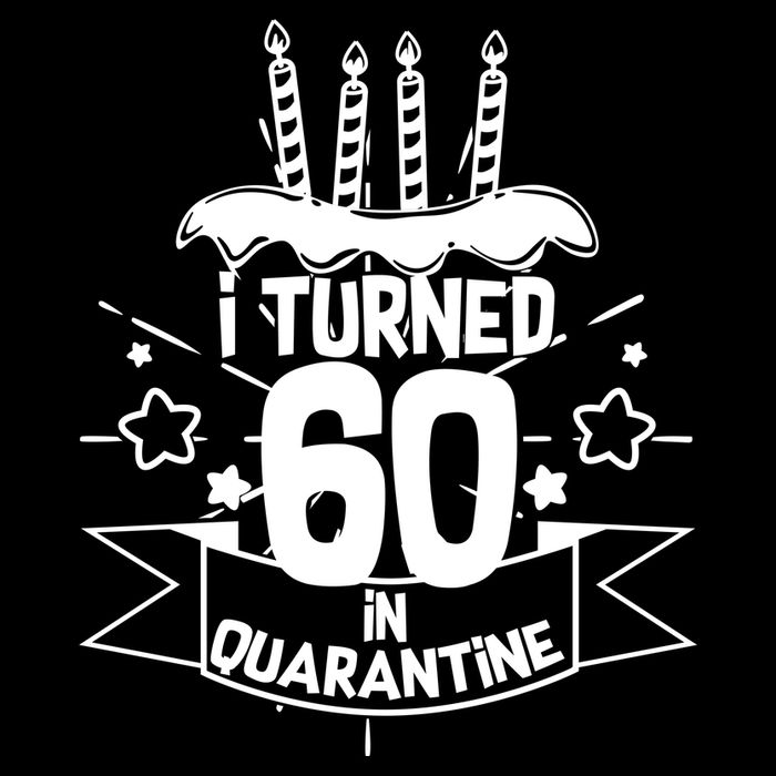 Funny I Turned 60 In Quarantine 60th Birthday Stripe Pom Pom Beanie