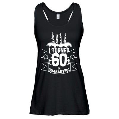 Funny I Turned 60 In Quarantine 60th Birthday Ladies Essential Flowy Tank