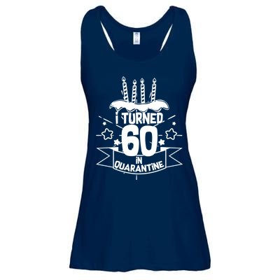 Funny I Turned 60 In Quarantine 60th Birthday Ladies Essential Flowy Tank