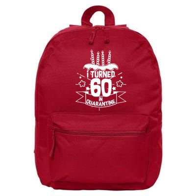 Funny I Turned 60 In Quarantine 60th Birthday 16 in Basic Backpack