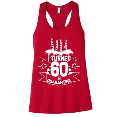 Funny I Turned 60 In Quarantine 60th Birthday Womens Tank Top