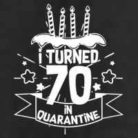 Funny I Turned 70 In Quarantine 70th Birthday Adult Drive Performance Visor