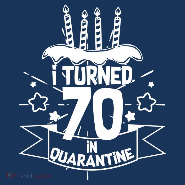 Funny I Turned 70 In Quarantine 70th Birthday Baby Bodysuit