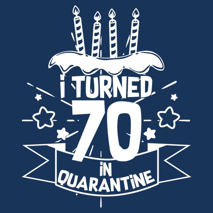 Funny I Turned 70 In Quarantine 70th Birthday Kids Hoodie