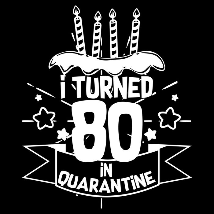 Funny I Turned 80 In Quarantine 80th Birthday Bucket Hat