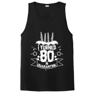Funny I Turned 80 In Quarantine 80th Birthday PosiCharge Competitor Tank