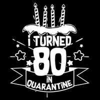 Funny I Turned 80 In Quarantine 80th Birthday Visor