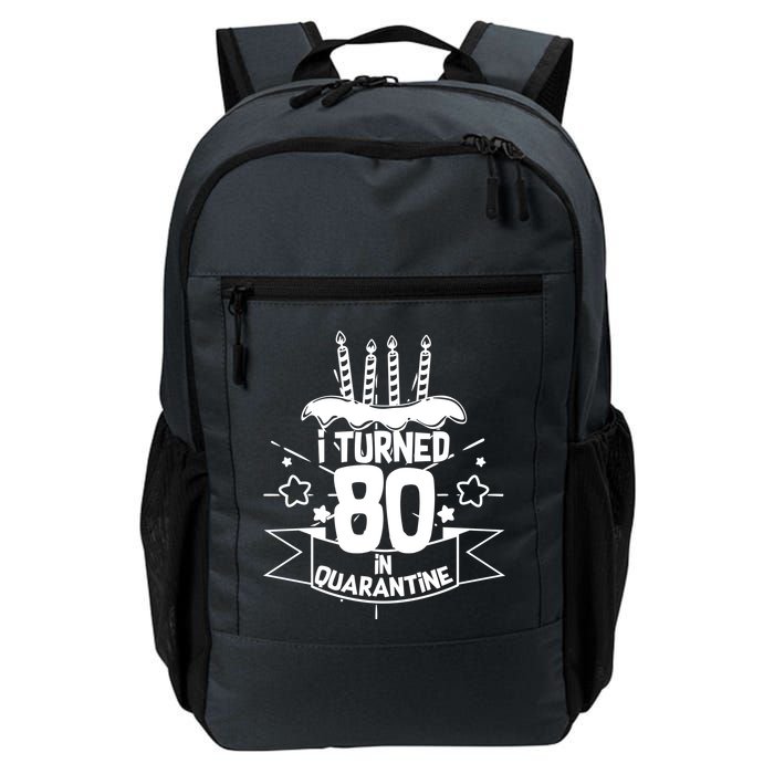 Funny I Turned 80 In Quarantine 80th Birthday Backpack