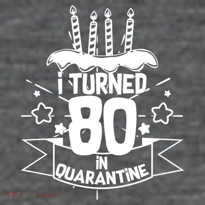 Funny I Turned 80 In Quarantine 80th Birthday Baby Bodysuit