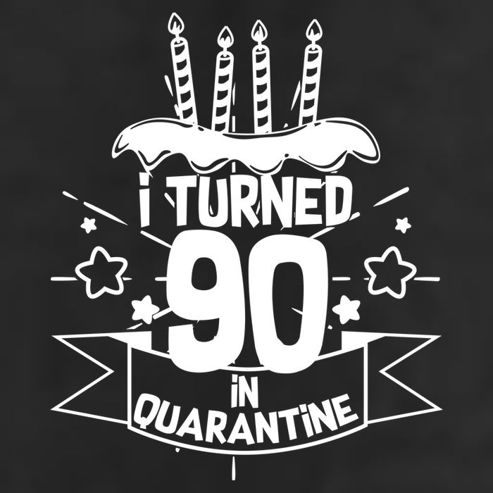 Funny I Turned 90 In Quarantine 90th Birthday Adult Drive Performance Visor