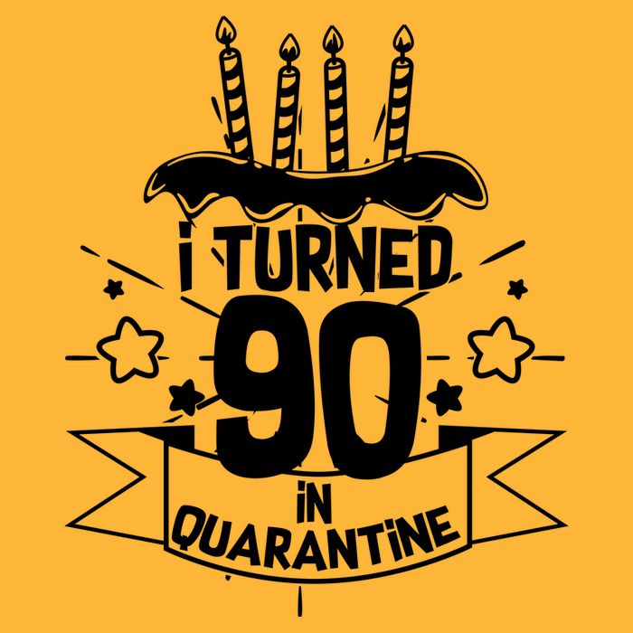 Funny I Turned 90 In Quarantine 90th Birthday Cooling Performance Crew T-Shirt