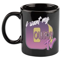 Funny I Want My Cowboy TV 11oz C Handle Ceramic Mug