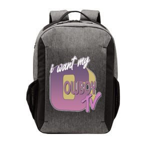 Funny I Want My Cowboy TV Vector Backpack