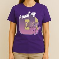 Funny I Want My Cowboy TV T-Shirt