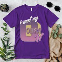 Funny I Want My Cowboy TV Premium T-Shirt