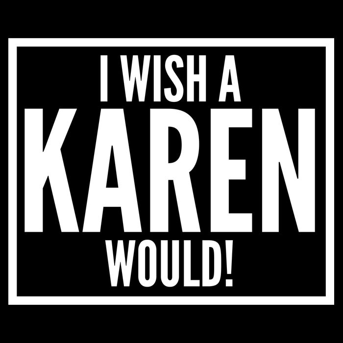 Funny I Wish A Karen Would Meme 16 in Basic Backpack