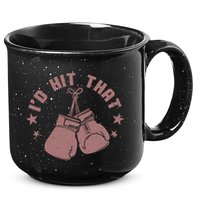 Funny I'D Hit That Boxing Fan 15oz Campfire Ceramic Mug