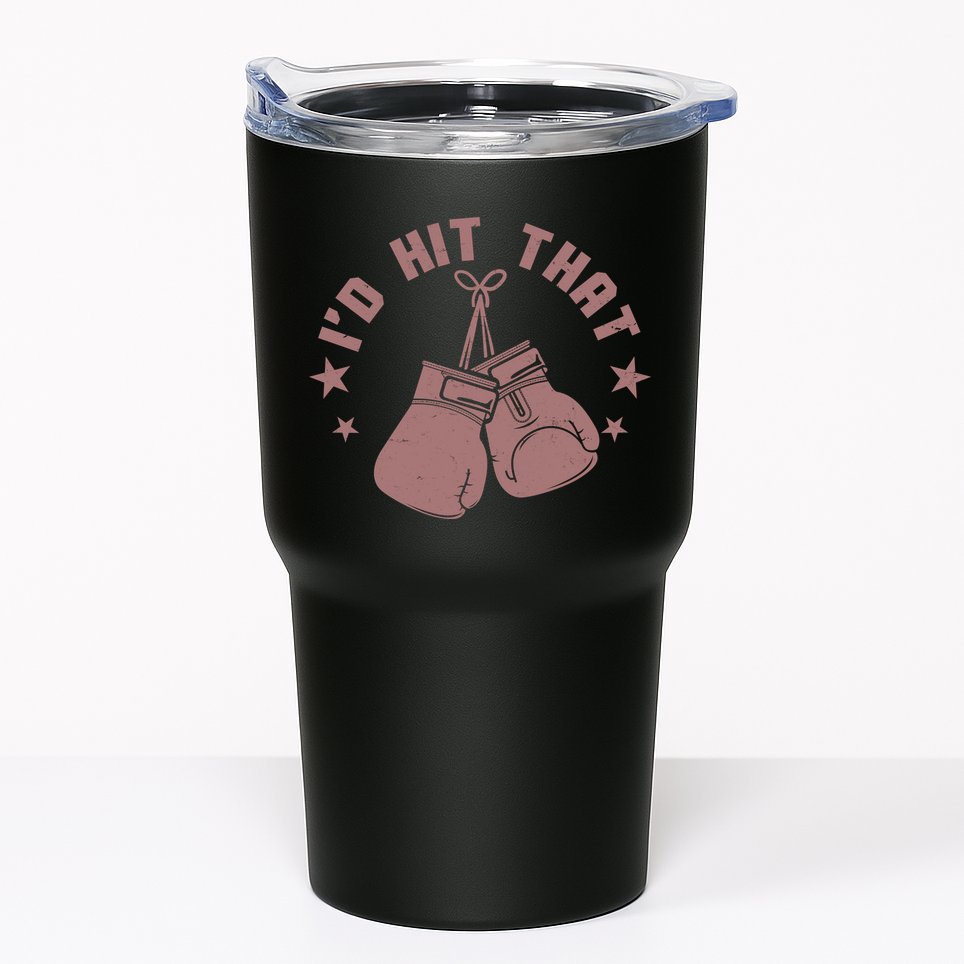 Funny I'D Hit That Boxing Fan Tumbler