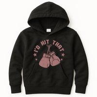 Funny I'D Hit That Boxing Fan Kids Hoodie