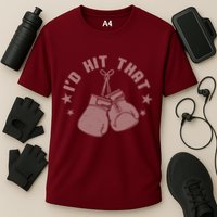Funny I'D Hit That Boxing Fan Performance Shirt