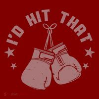 Funny I'D Hit That Boxing Fan Mousepad