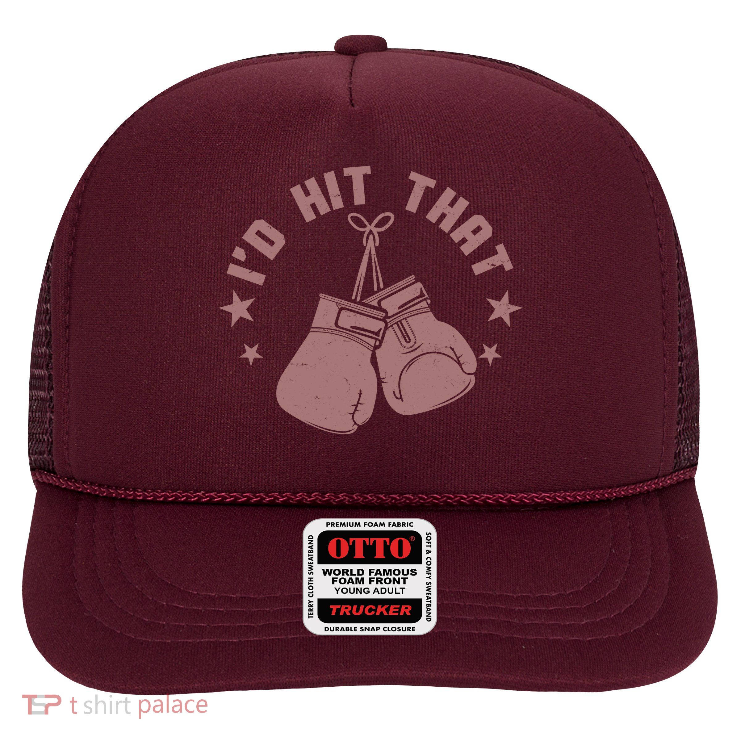 Funny I'D Hit That Boxing Fan Trucker Hat