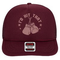 Funny I'D Hit That Boxing Fan Trucker Hat