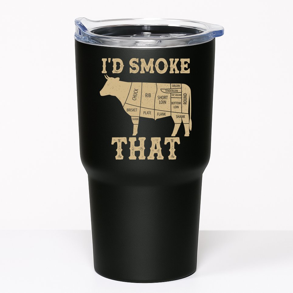 Funny I'd Smoke That Cattle Meat Cuts Tumbler
