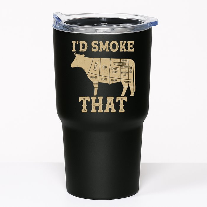 Funny I'd Smoke That Cattle Meat Cuts Tumbler