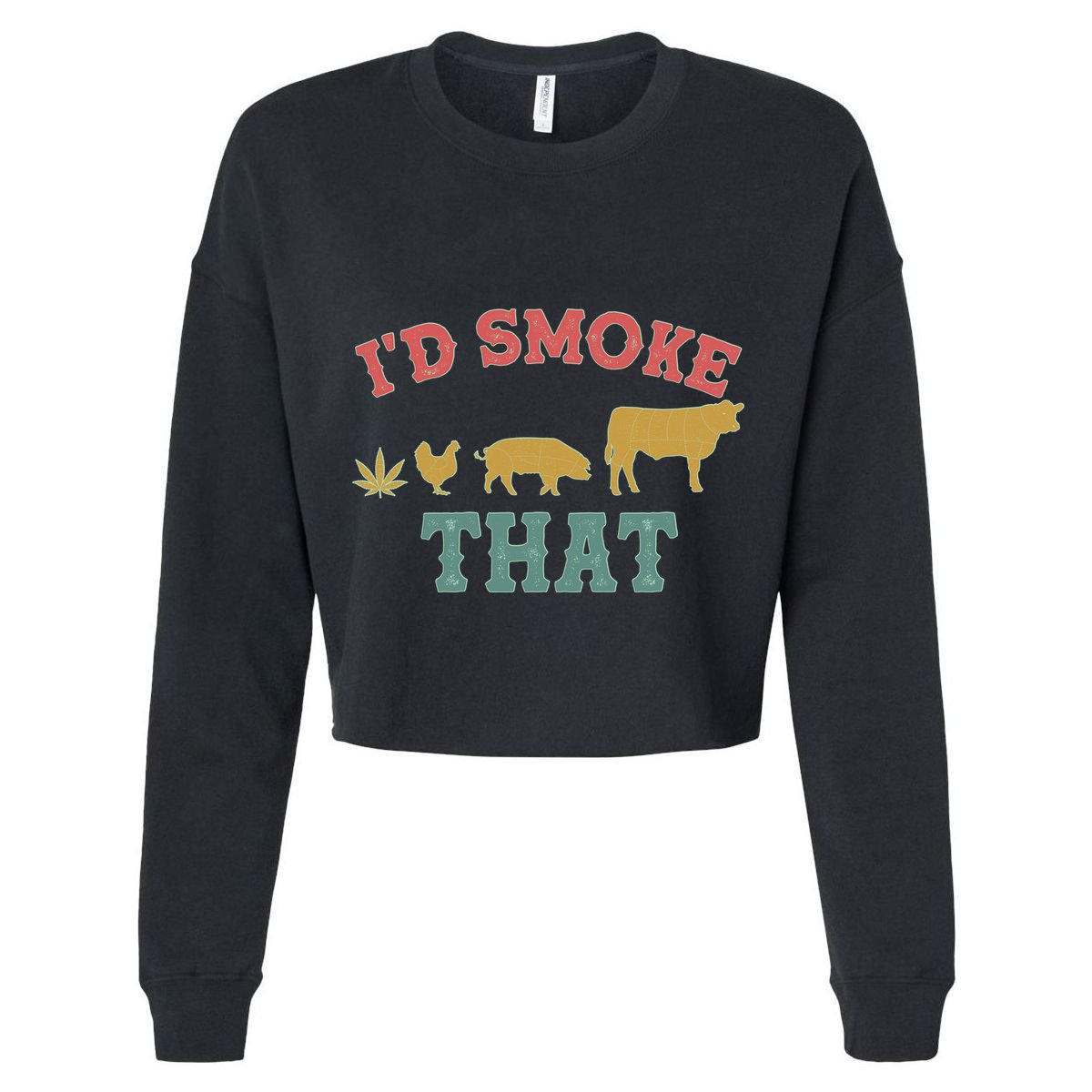 Funny I'd Smoke That Marijuana Leaf Cool Comfort Performance Bucket Hat