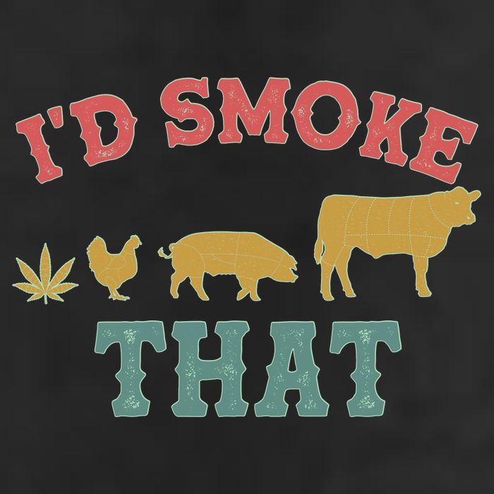 Funny I'd Smoke That Marijuana Leaf Trucker Hat