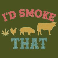 Funny I'd Smoke That Marijuana Leaf Premium T-Shirt