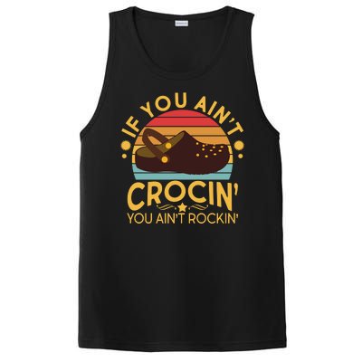 Funny If You Ain't Crocin' You Ain't Rockin' PosiCharge Competitor Tank