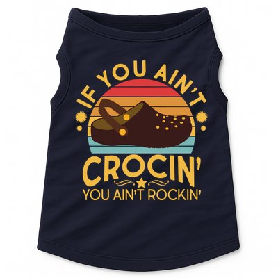Funny If You Ain't Crocin' You Ain't Rockin' Doggie Tank