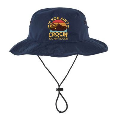 Funny If You Ain't Crocin' You Ain't Rockin' Legacy Cool Fit Booney Bucket Hat